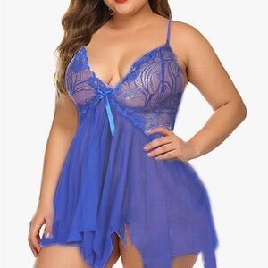 NWT - 3!!! Sexy Lingerie sets Royal Blue, Pink and Black 💙🩷🖤